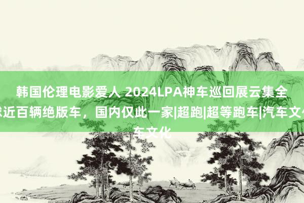 韩国伦理电影爱人 2024LPA神车巡回展云集全球近百辆绝版车，国内仅此一家|超